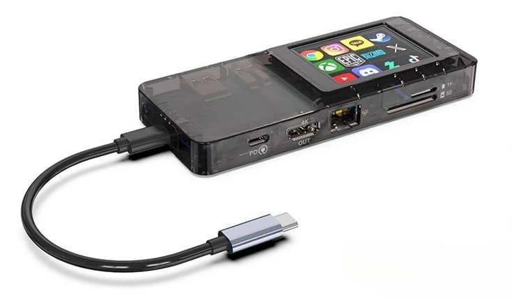 Docking station visiva per splitter per notebook MacBook Hub desktop per computer di conversione USB