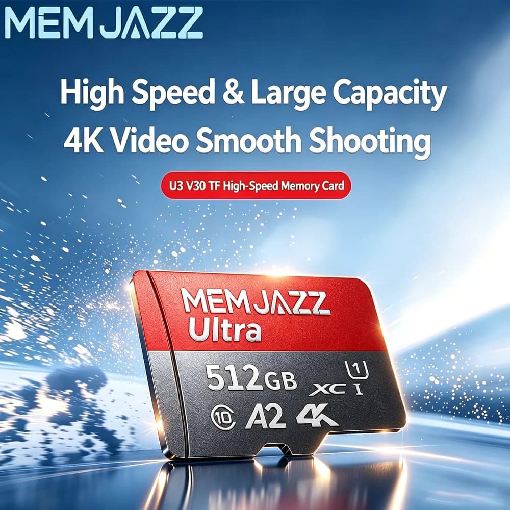 NEW 2026 High Endurance SD Card 64GB/128GB/512GB Micro TF SD U3 V30 for Dash Cam Loop Recording CCTV Best Seller Memory Card
