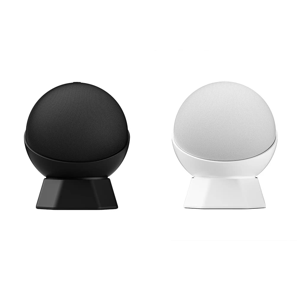 Supporto in silicone per gestione cavi, supporto portatile per altoparlante intelligente, supporto per altoparlante compatibile con Bluetooth per Echo Dot 5/4