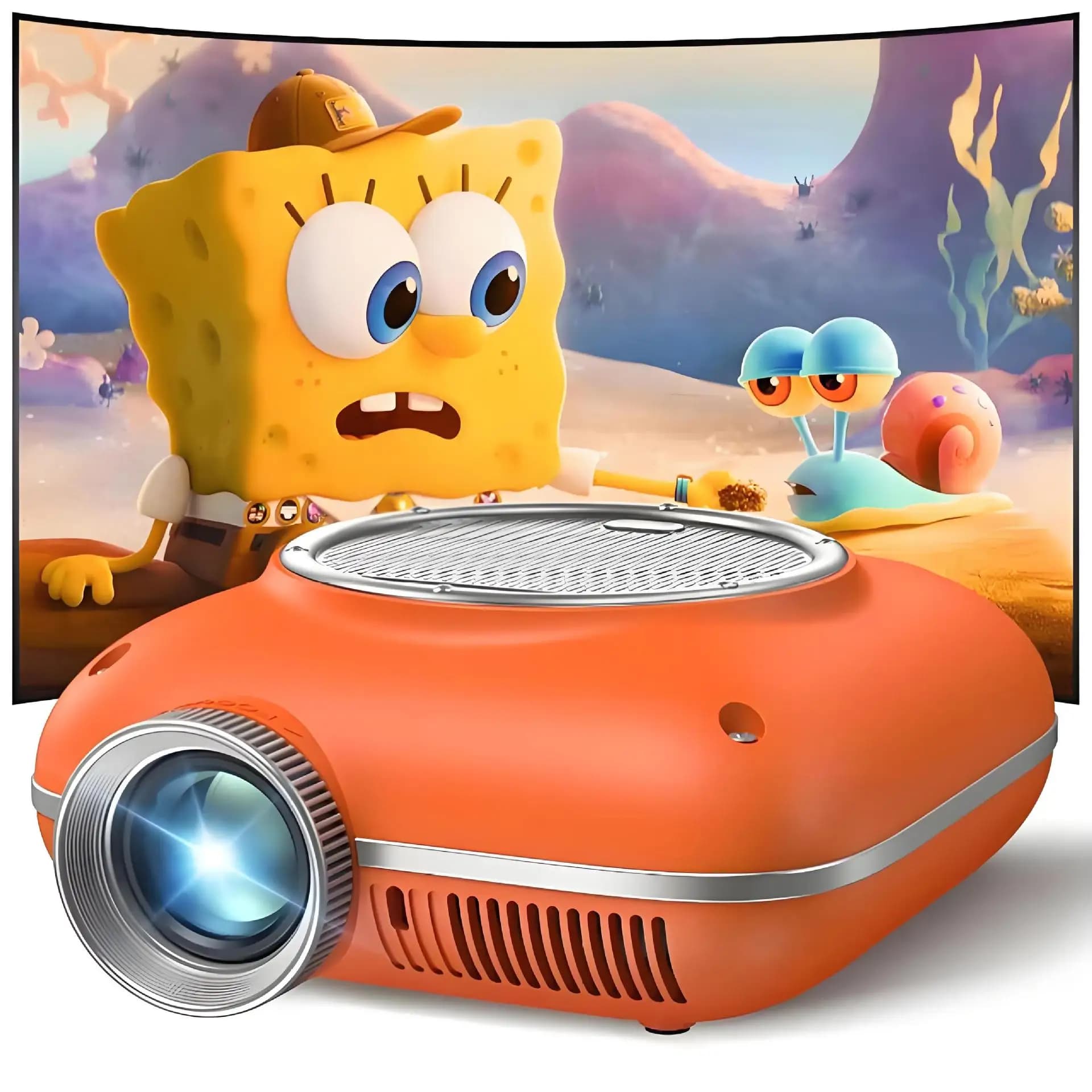 Mini proiettore domestico portatile Piccolo proiettore HD Proiettore da parete Home Theater