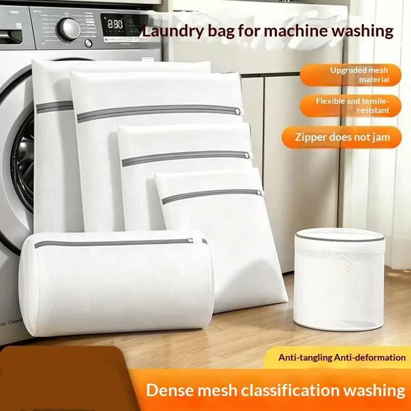 6Pcs Large Mesh Bra Washing Clothes Net Bag Laundry Bags Printing Fine Mesh Clothing Care Wash Bag Set
