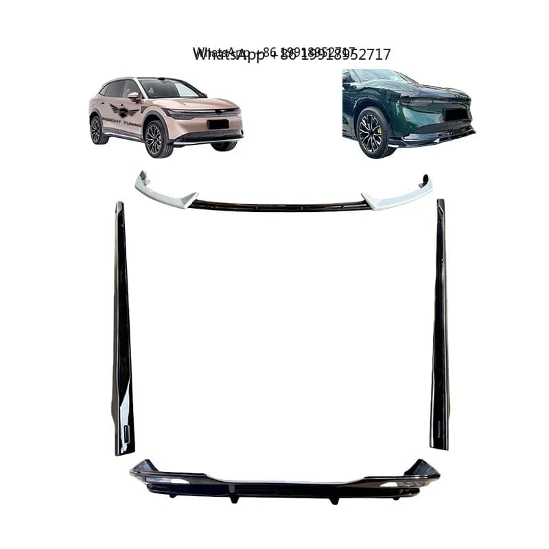 New ABS Plastic Sport Bumper Body Kit for ZEEKR 7X 2024 2025 Exterior Front Lip Rear Diffuser Side Skirts Upgrade Kits JJ419