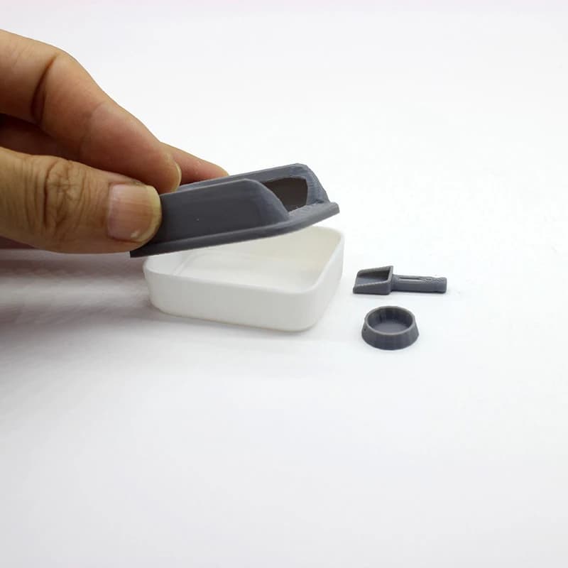 Accessori Fai-da-Te per Bambole, Decorazione Casa delle Bambole 1:12, Modello Miniatura Lettiera per Gatti, Mini Paletta, Articoli per Animali Domestici, Set da 3 Pezzi