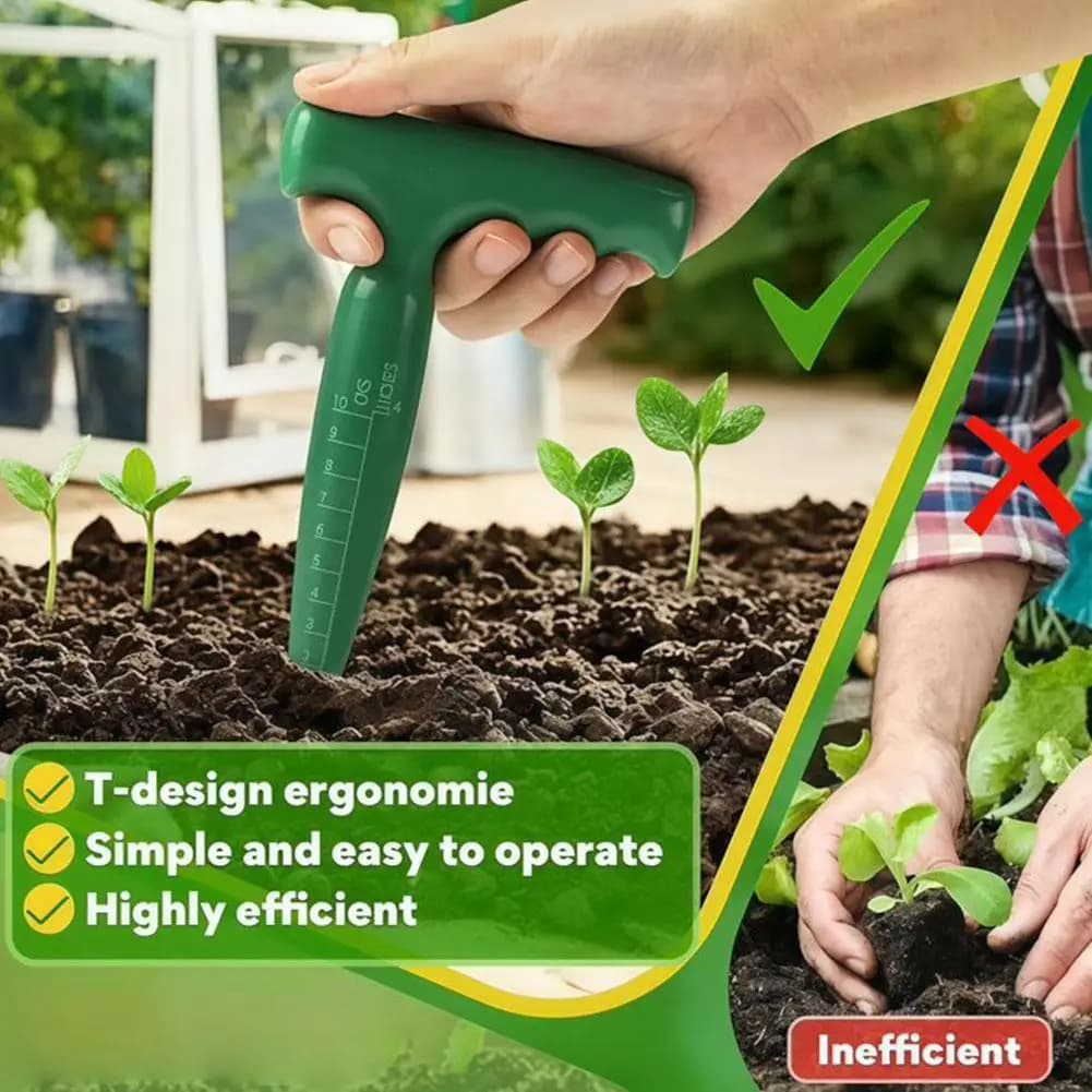 Manual Seeder Plant Seeds Sow Bonsai Accessories Garden Plants Vegetables Seed Drill Dispenser Vegetable Flower Grow Gardening