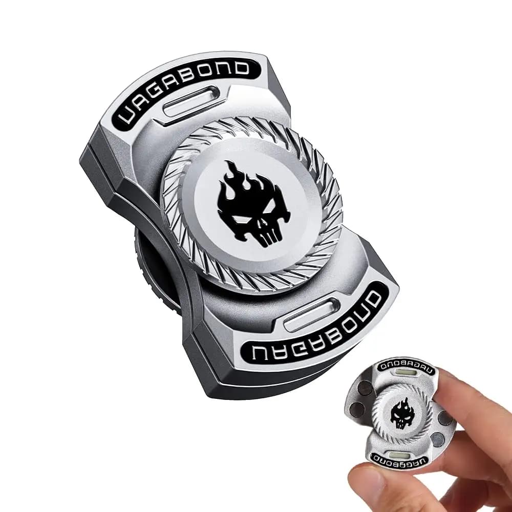 Giocattolo Fidget 3 in 1 con Spinner magnetico e Gadget Push Play - Giocattolo antistress e Strumento di messa a fuoco ADHD per giocattoli Edc per adulti