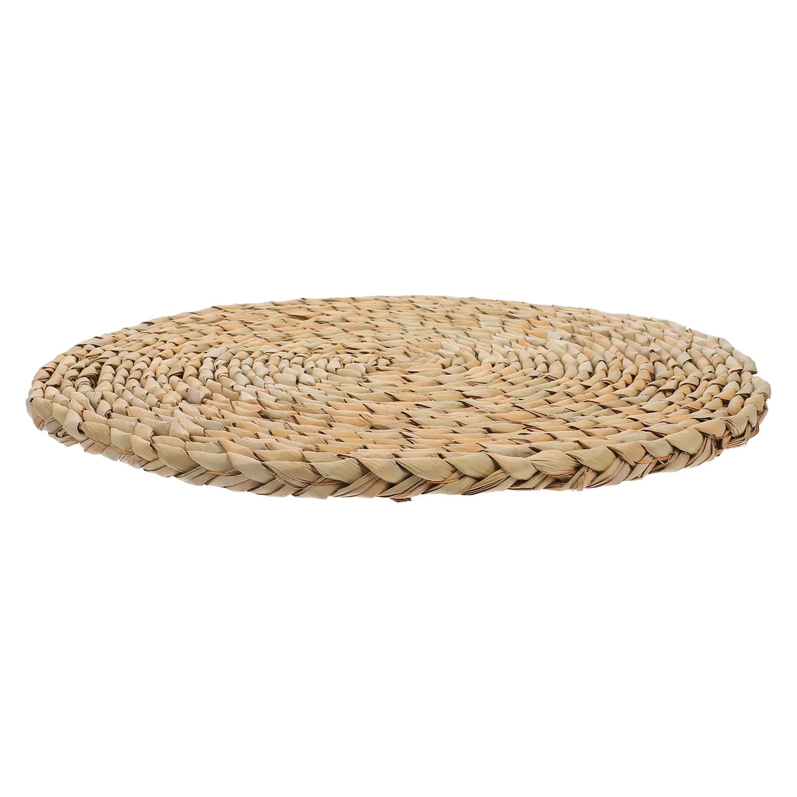 Cuscino Rotondo in Paglia Intrecciata Squisito per Sedie, Tavoli da Toeletta, Sedute a Terra, Tappetino Yoga, Camera da Letto, Soggiorno