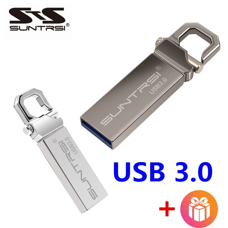 Suntrsi USB 3.0 flash drive 128gb pendrive portatile in metallo 32 gb 64 gb usb3. 0 64gb water proofusb stick pen drive flash usb disk
