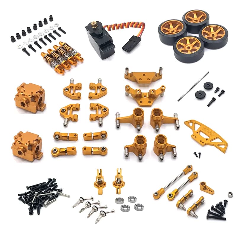 Servo Link per cambio di aggiornamento in metallo, confezione da 18 per WLtoys 1/28 284131 K969 k979 k989 k999 P929 P939 Parti di automobili RC