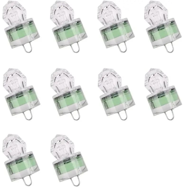 AT43-10Pcs Fishing Gear Fish Attractors Underwater Fishing Light Night Fishing Gear