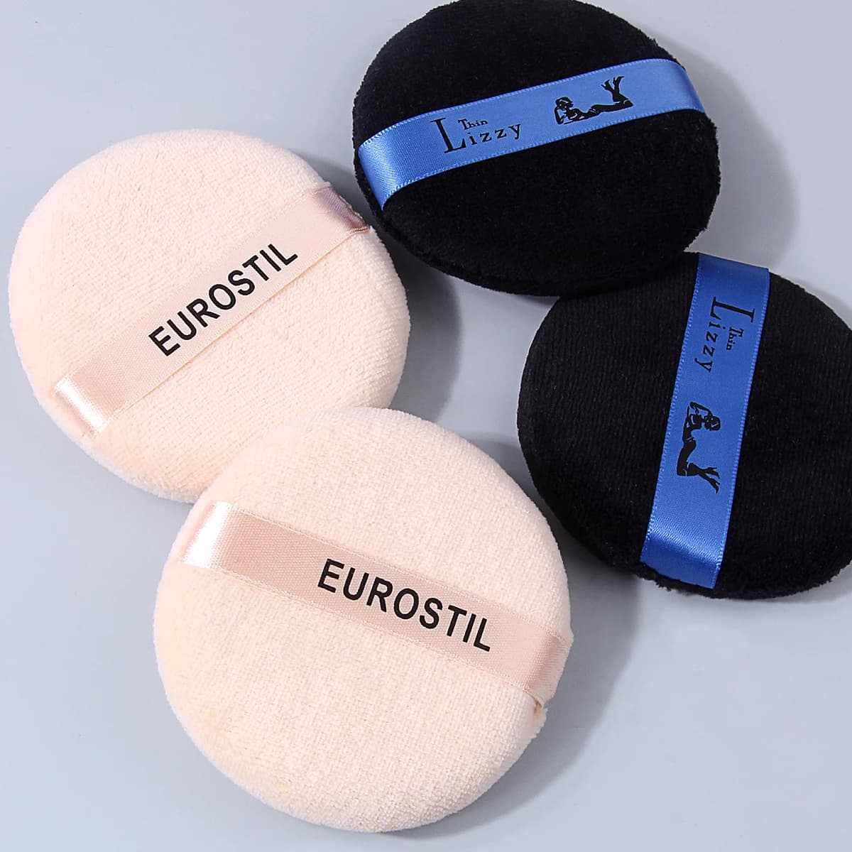 4Pcs Round Makeup Sponges Cosmetics Tools Soft Velvet Powder Puff Blender Sponges Facial Foundation Puffs Make Up Accessories