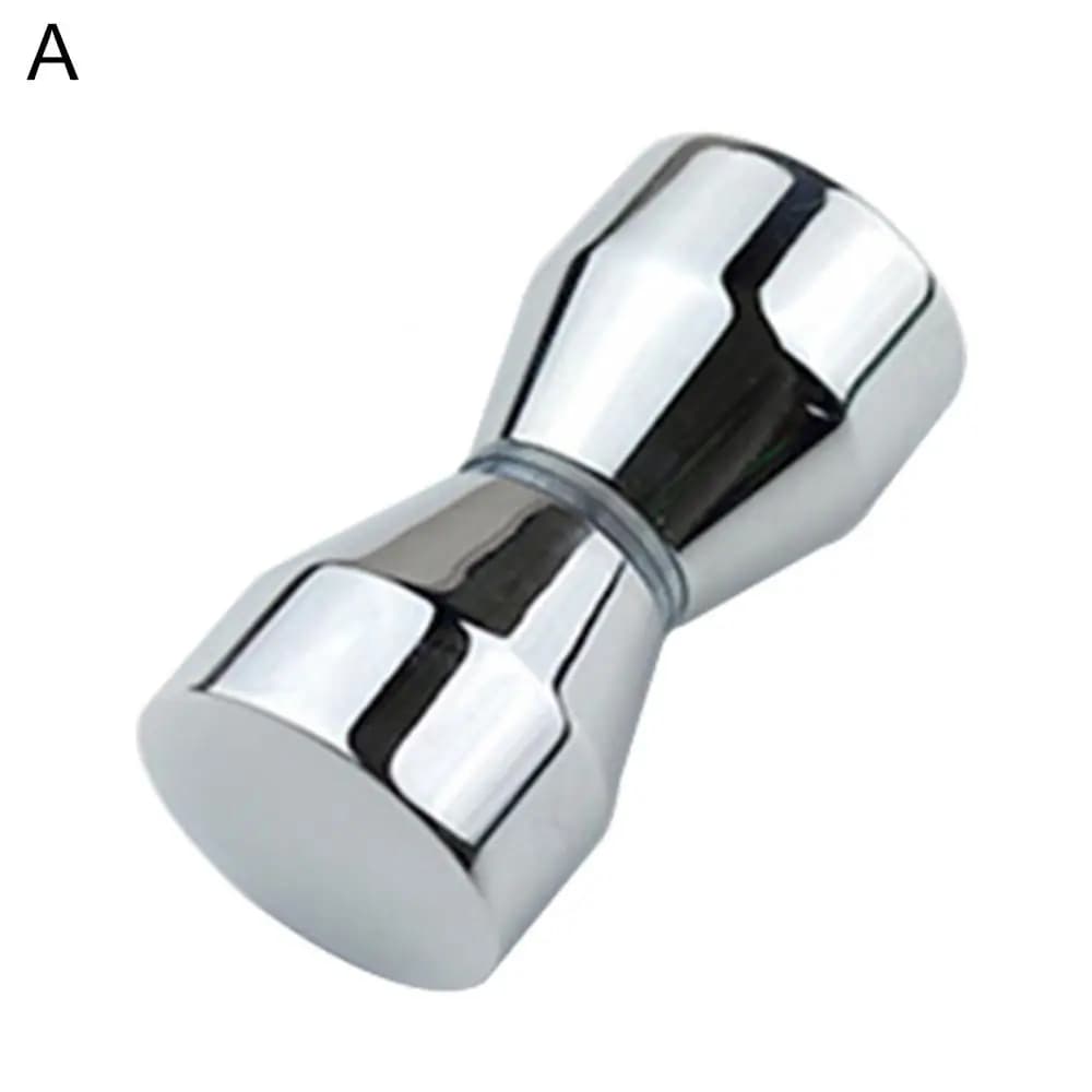 Manopola in acciaio inox Estrattore per porta in vetro back-to-back Maniglia per doccia da bagno