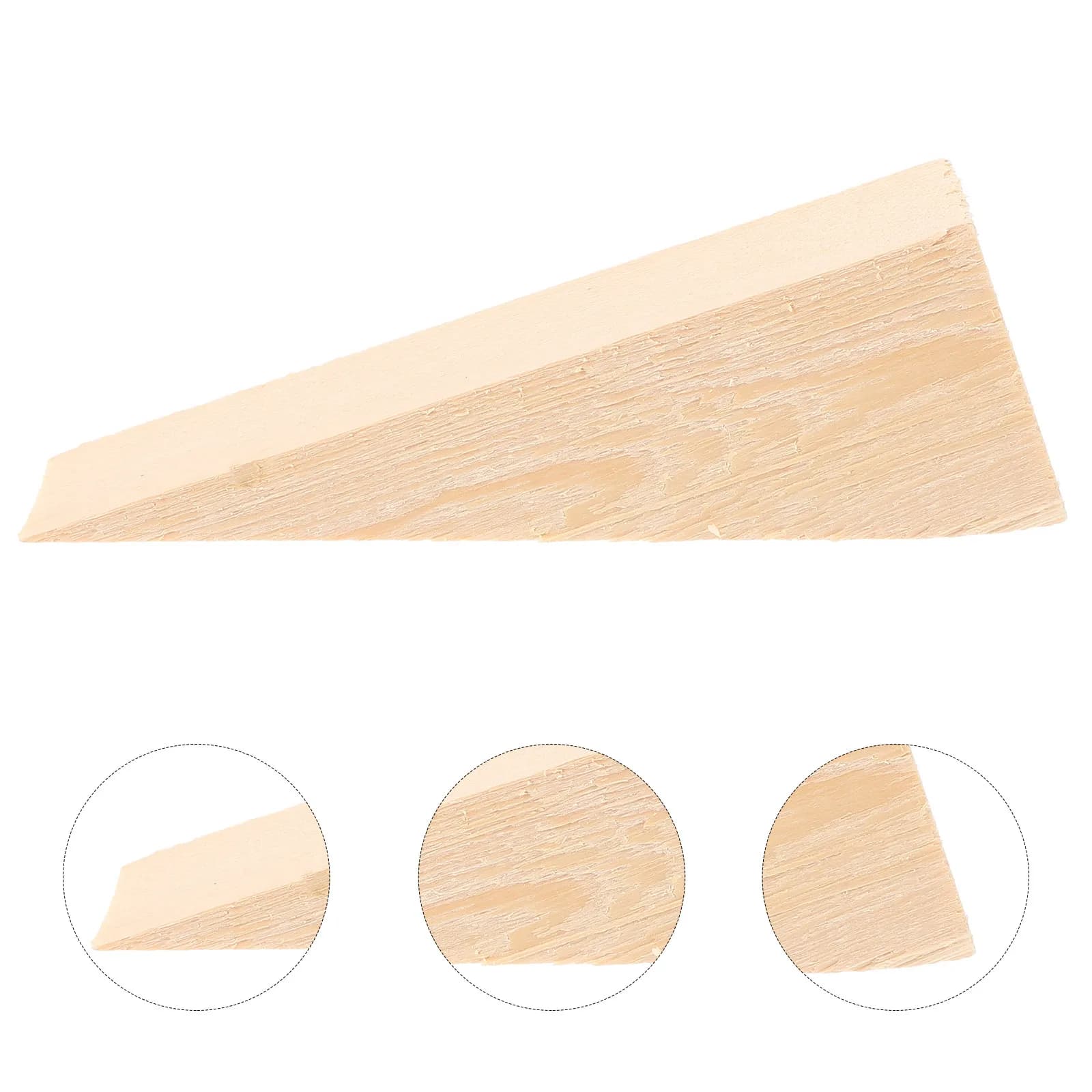 Set di 5 Pezzi di Robuste Cunei Livellanti in Legno per Sedie, Tavoli, Armadi, Porte - Strumento per Livellare Pavimenti e Tavoli