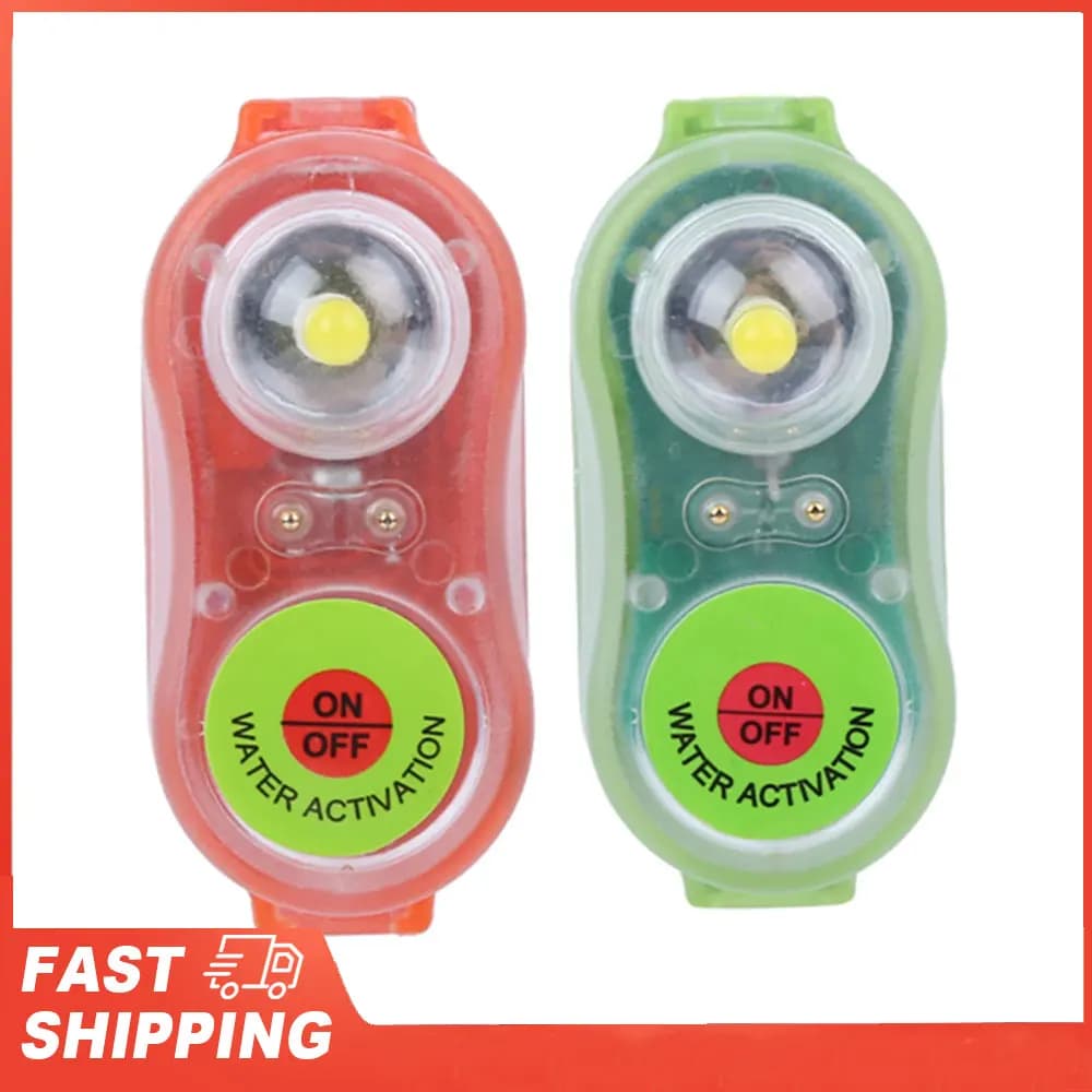 Lampada per giubbotto di salvataggio a LED al litio JHYD-I 30g Lampada per attirare la luce Conspicuous Lampada autoilluminante per acqua di mare Salvavita per giubbotto di salvataggio