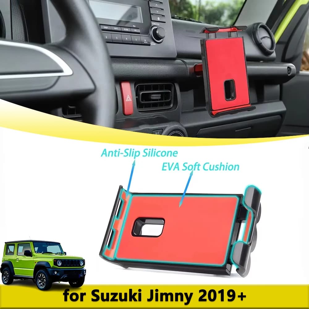 Supporto per telefono supporto per Tablet supporto GPS per Suzuki Jimny 2019-2024 Console supporto per auto multifunzionale accessori interni