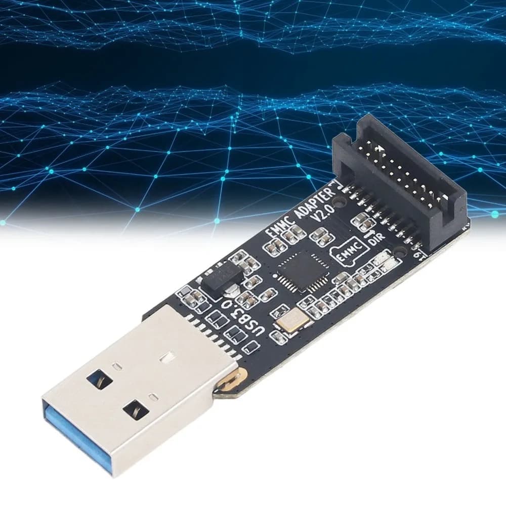 USB 3.0 Interface EMMC Adapter TF Card Support Plug And Play Card Reader Module V2 Version Memory Card Reader Module