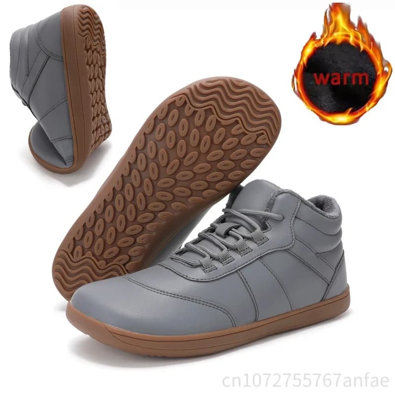 Stivali da neve invernali a piedi nudi Stivali da donna in cotone antiscivolo da uomo Scarpe da trekking da trekking all'aperto impermeabili Stivali in cotone casual caldi