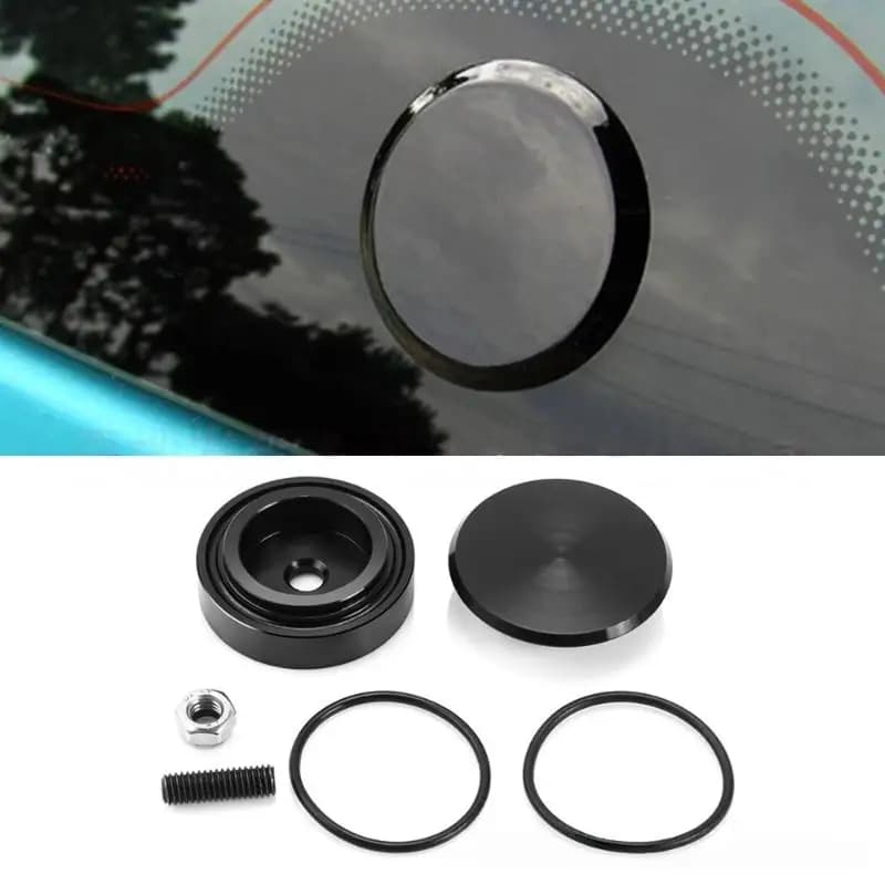 1 Set Universal Waterproof Car Accessories Aluminum Alloy Car Rear Wiper Delete Kit Plug Cap Rear Window Wiper Arm Cover