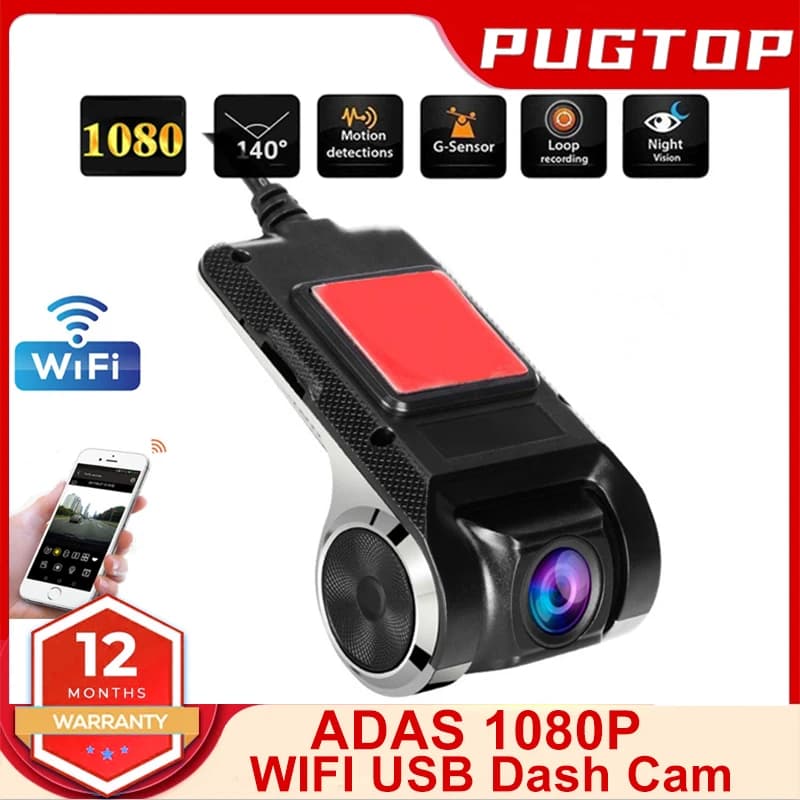 DVR Camera for Car Recorder Camera HD WIFI Dash Cam for DVD player Android Car ADAS 1080P Night Version 4k Dash Cam