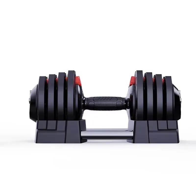 Set di Manubri Regolabili con Pesi Liberi, Attrezzatura per Allenamento Multifunzione da Palestra, Manubri Regolabili 24kg