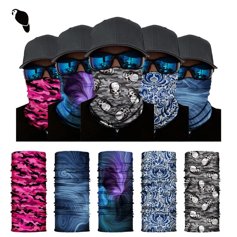 Spot wholesale Outdoor seamless mask Magic headscarf Cross-border sports riding Windproof Elastic sun protection Lightweight