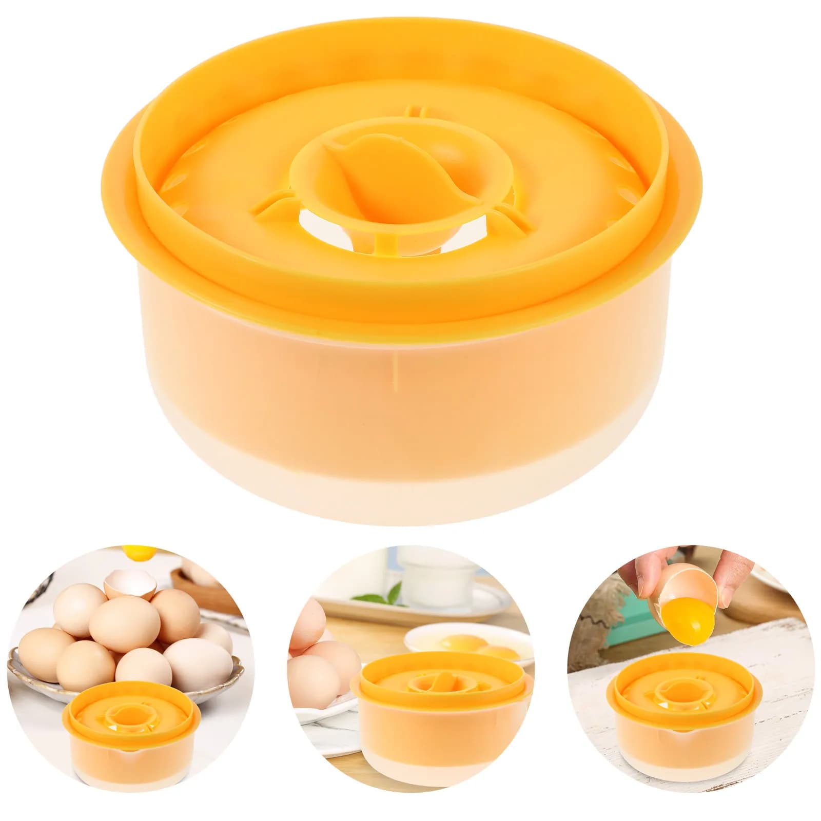 Egg Kitchen Halloween Christmas New Year Cooking Tool Egg Separator Bowl Baking Kitchen Gadgets Egg Filter Cooking Tools Sturdy