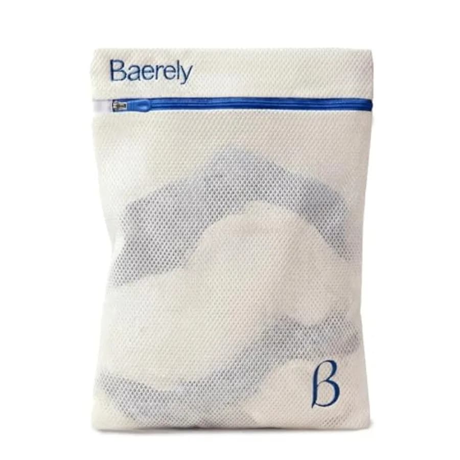 Mesh Laundry Bag for Shapewear, Bras and Delicates 12x16 in Pearl White High-Density Mesh, Premium Nylon Zipper, Anti-Deformati