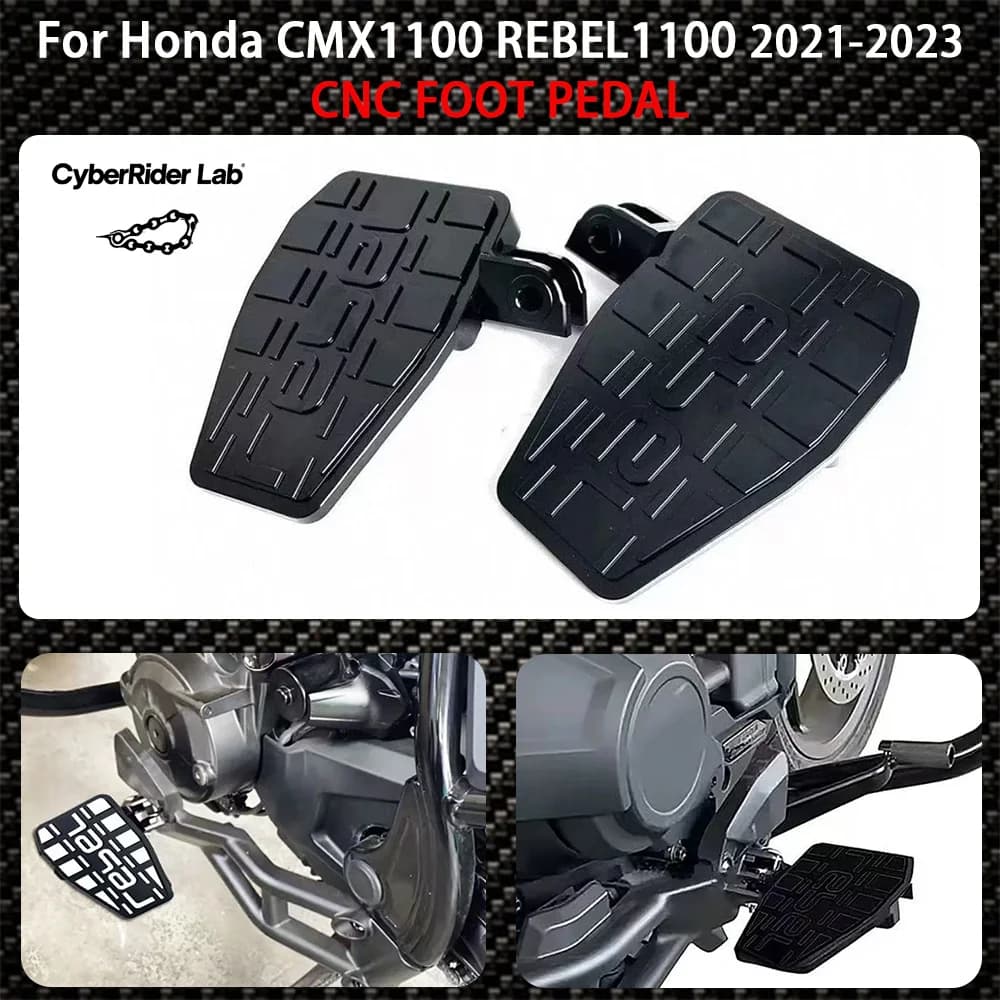 Pedale moto CNC Per Honda CMX 1100 cmx1100 / REBEL1100 REBEL 1100 2021 2022 2023 I passi del conducente sulla scheda di espansione