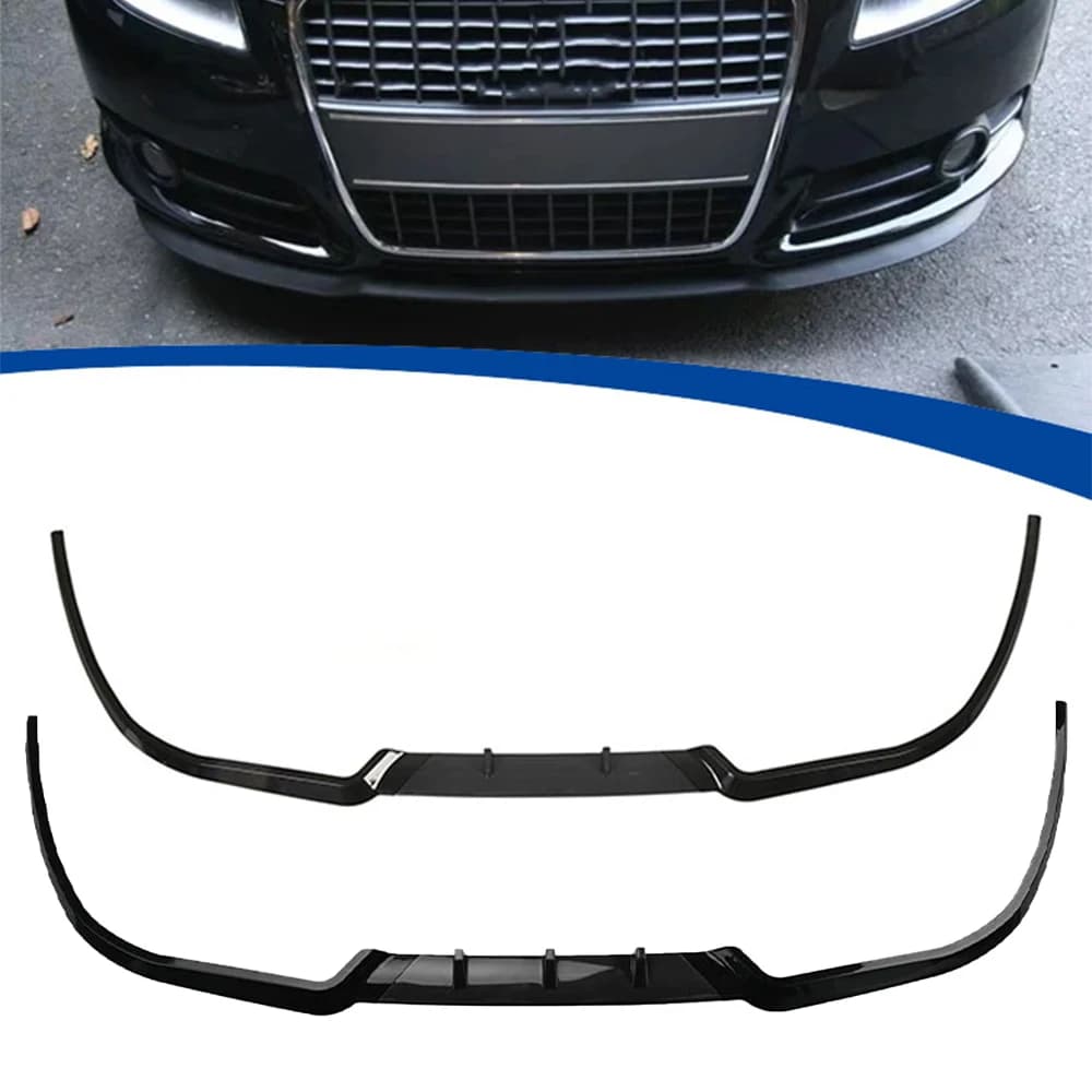 Paraurti anteriore universale Spoiler mento gonna anteriore Splitter Body Kit esterno estensione protettiva decorazione