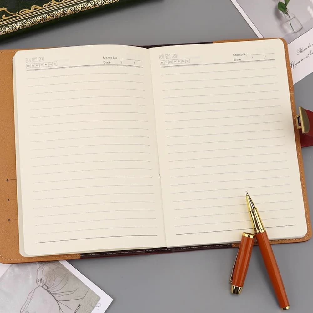 Secure Lock Diary A5 Password Notebook Personal Journal Hardcover Planner Organizer Writing Pad Office Stationery