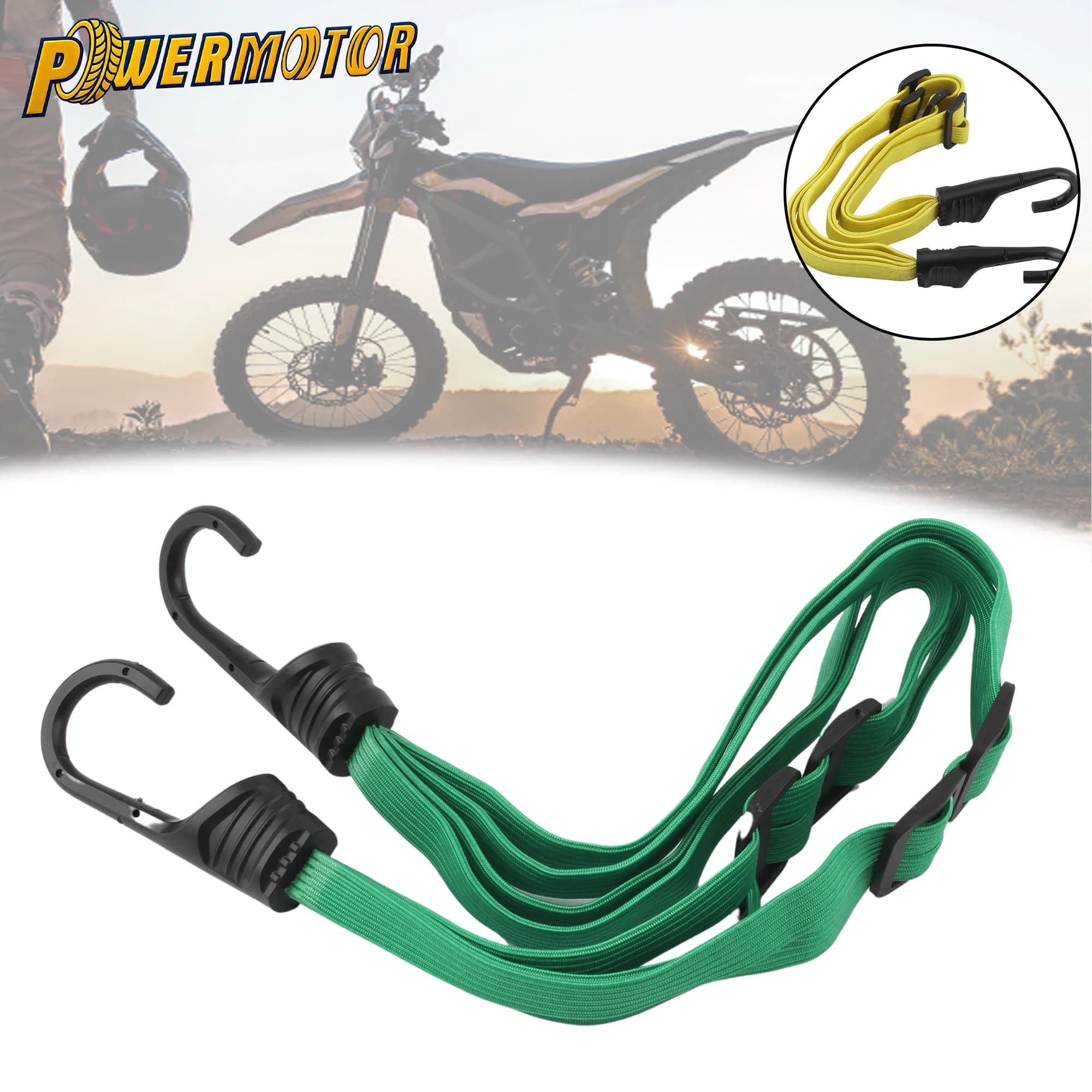 For KTM Universal Motorcycle Helmet Straps 60CM Hooks Luggage Retractable Elastic Rope Fixed Strap Dirt Pit Bike Accessories