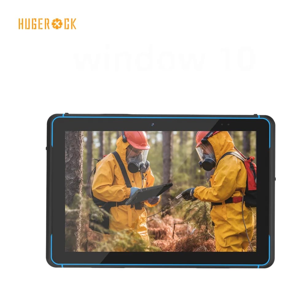 W105 10.1" Win/11 Industrial Tablet PC Computer 16GB 5000mAh 1D/2D Barcode Scanner IP68 Waterproof 128GB Rugged 5G/Wi-Fi