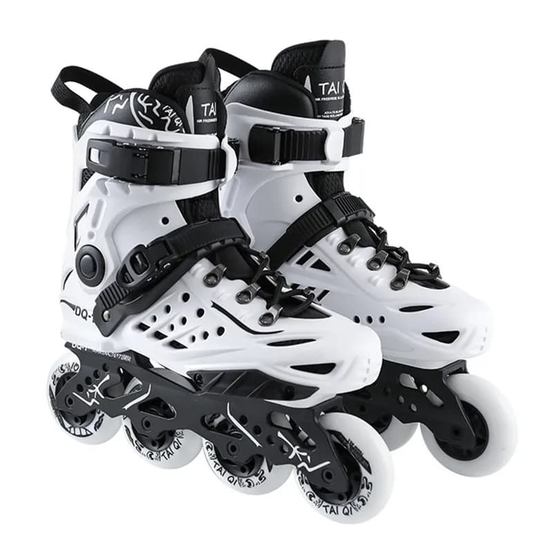 Professional roller skates for adults, size 35-46, with 4 wheels, for outdoor speed skating, roller skating shoes.