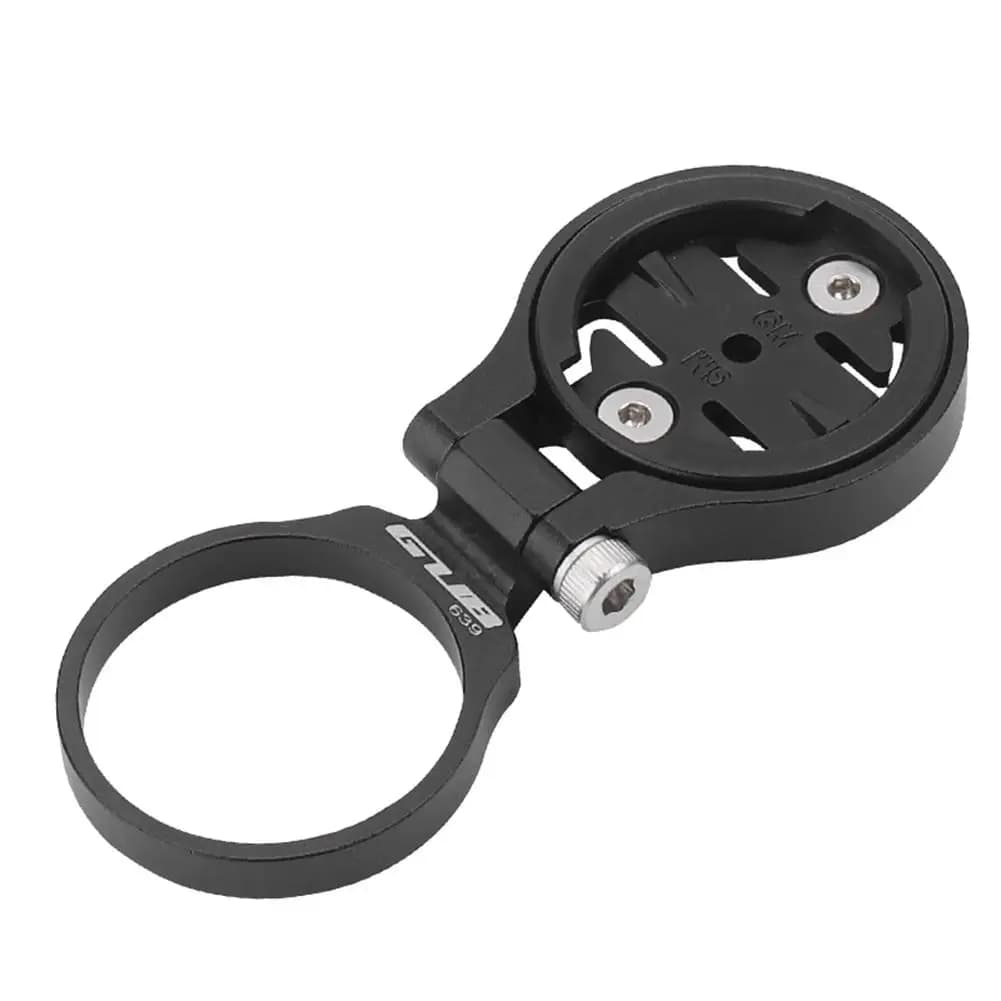 Supporto per tachimetro in lega di alluminio 639 Supporto per attacco manubrio per computer da bicicletta da strada con angolo regolabile girevole per GARMIN ecc.
