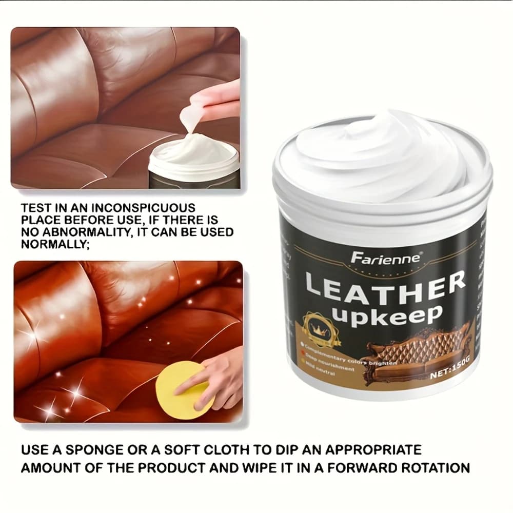 1 confezione FARIENNE Crema ristrutturante per ripristinare il colore, riparare mobili, seggiolini auto, divani, giacche e scarpe, aggiunge lucentezza e protezione