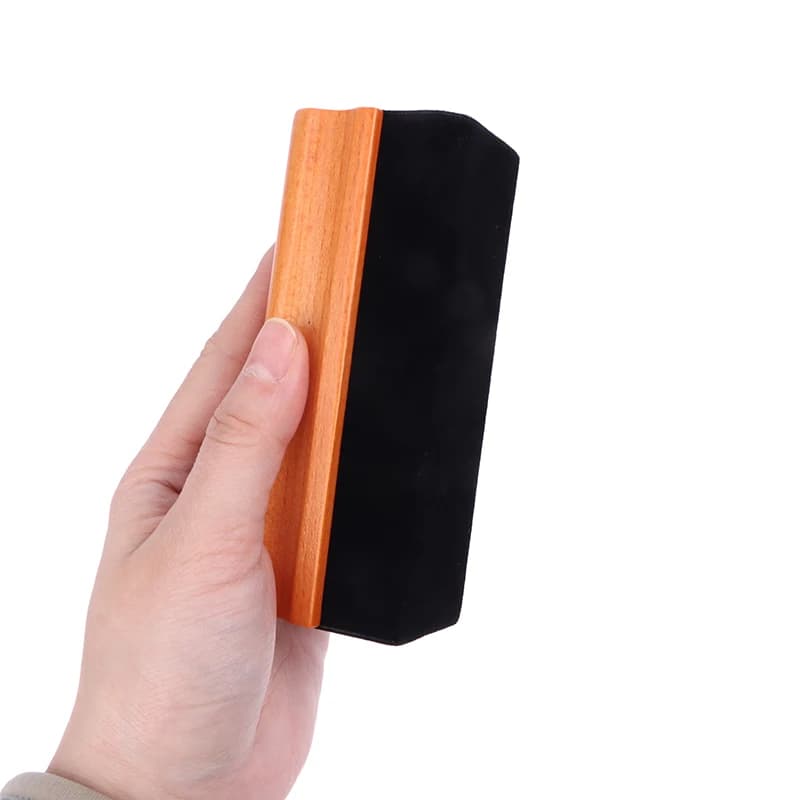 1pc Anti-Static Vinyl Record Cleaning Brush Cleaner Velvet Dust Remover Brush For Phonograph Turntable LP Vinyl Records Cleaner