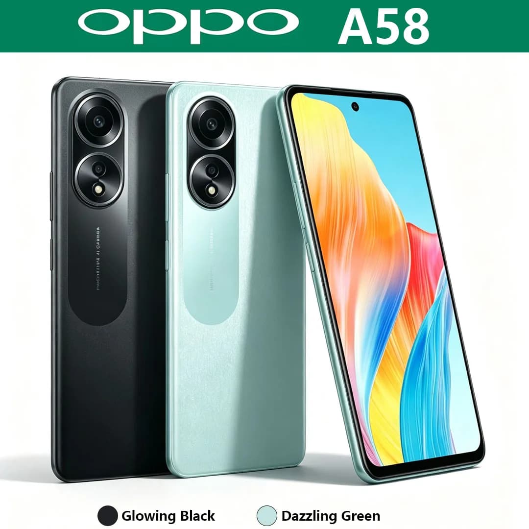OPPO A58 5G Versione Globale, Smartphone con Display da 6.72", Fotocamera AI da 50MP, Batteria da 5000mAh ‌ Smartphone Dual-SIM con Batteria a Lunga Durata 8GB+256GB