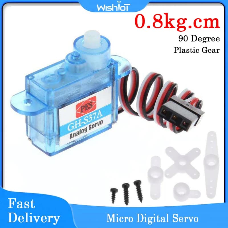 3.7g Micro Digital Servo Mini Super Light 90 gradi per il controllo della direzione del volo degli aerei RC aereo elicottero barca auto GH-S37D