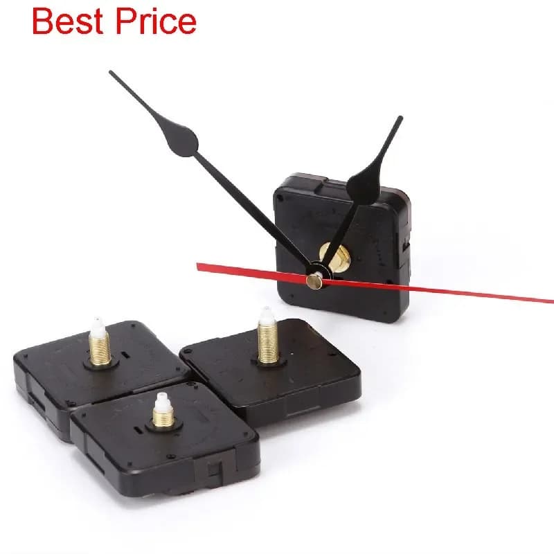 100 pcs/lot Wholesale Make Your Clock Mechanism With Clock Wall Clock Quartz Movement Mechanism Repair Tool Parts Kit Hands White