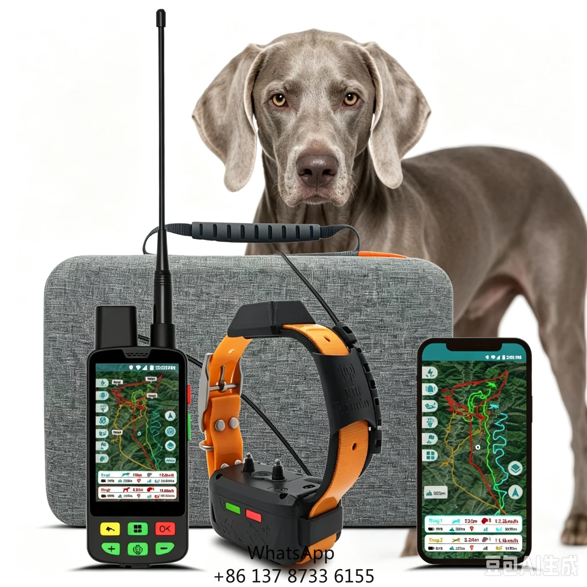 Factory Direct Dog Collar GPS GSM Tracker App Multi-User SDK + 20-Collar Management Waterproof Global Distributor Opportunities