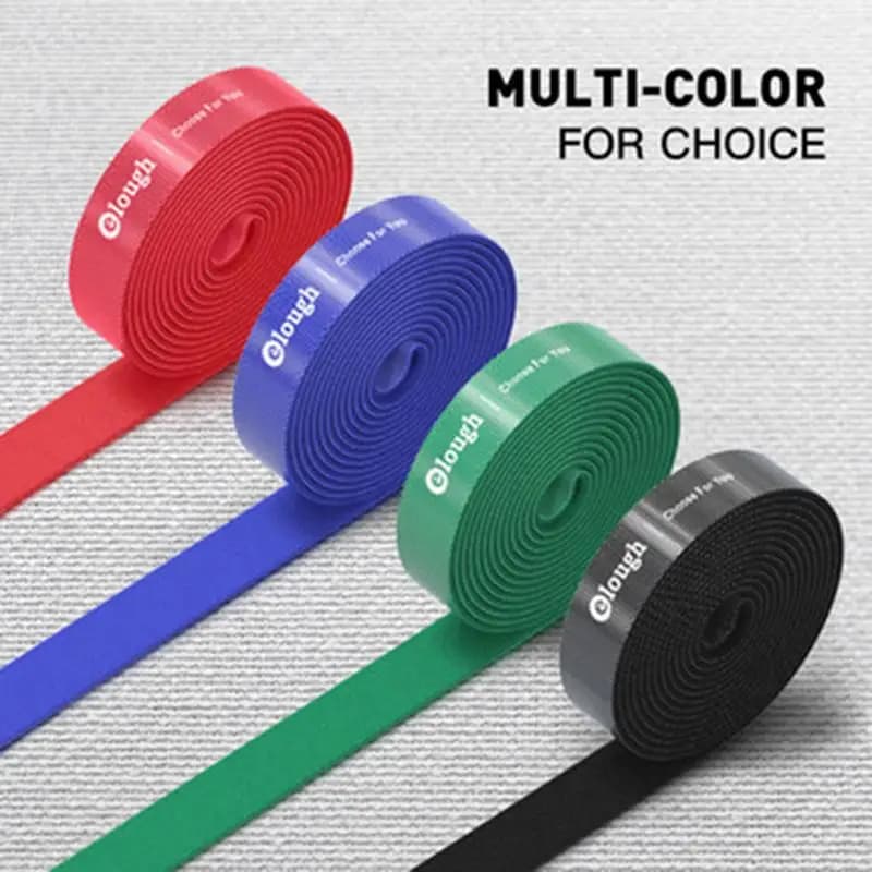 Cord Ties For Electronics Electrical Cable Management Straps Cuttable Ties Reusable Cable Ties Cable Fastener For TV Computer