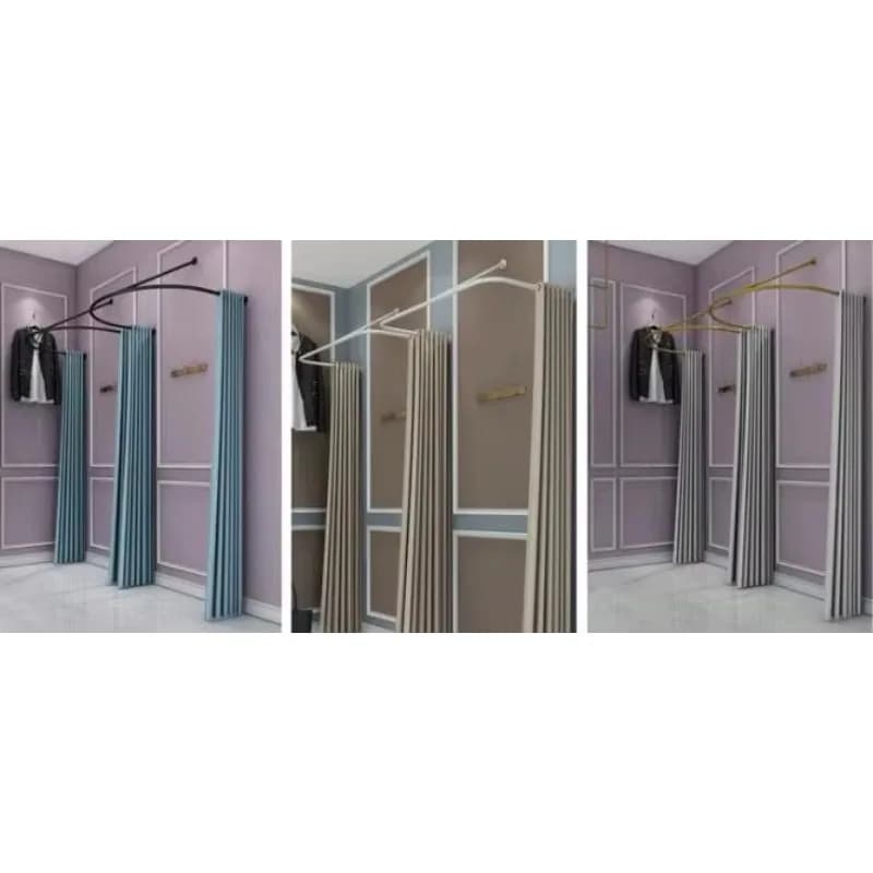 Affordable LuxuryU-shaped Changing Rod For Curtain Shops, Clothing Stores, And Dressing Rooms
