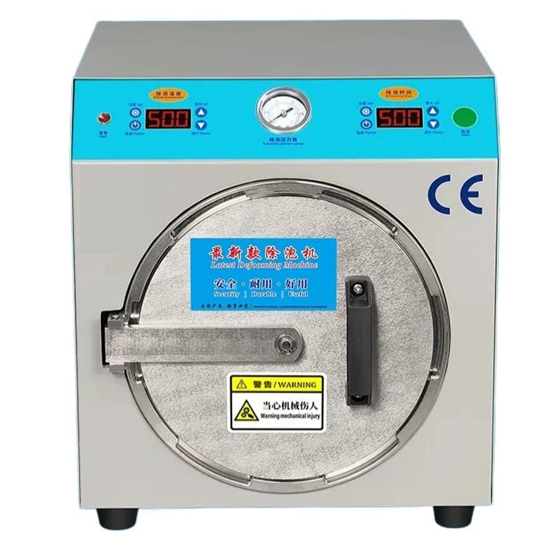 Macchina per la rimozione delle bolle d'aria Big OCA Autoclave, per la rimozione delle bolle d'aria da schermi LCD di telefoni cellulari e laptop.