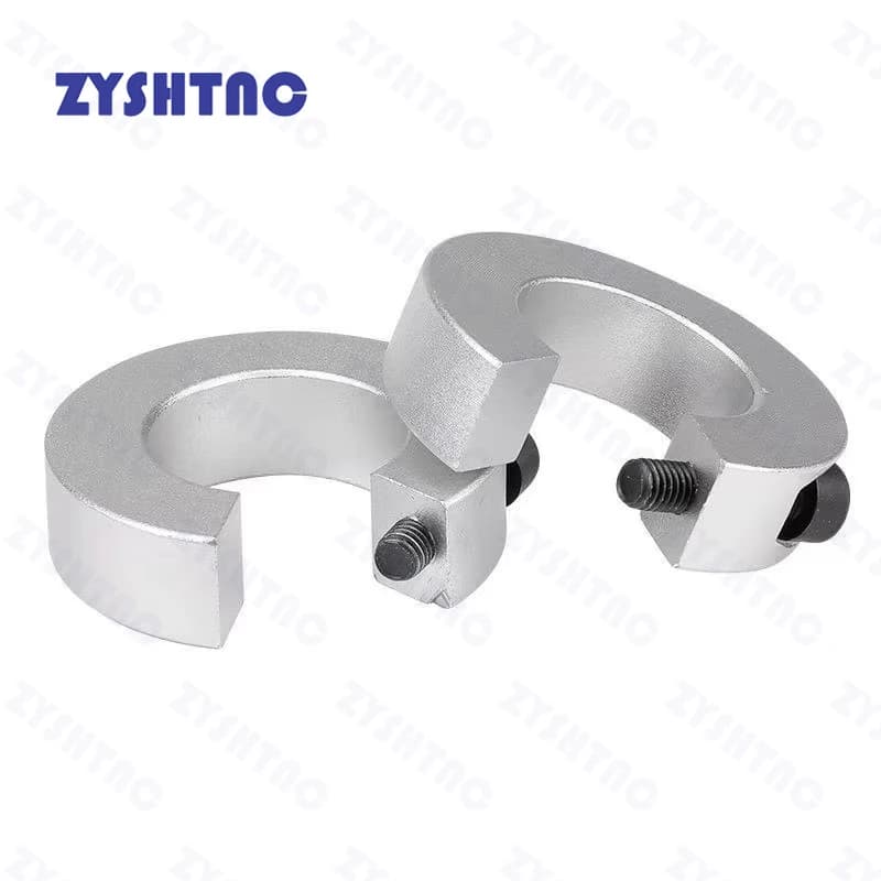2PCS SBR Guida Anello Fisso Anello di Spinta Anello di Localizzazione Anello in lega di Alluminio per SFH SBR12/16/20/25/30/35/40 Anello di Fissaggio di Apertura