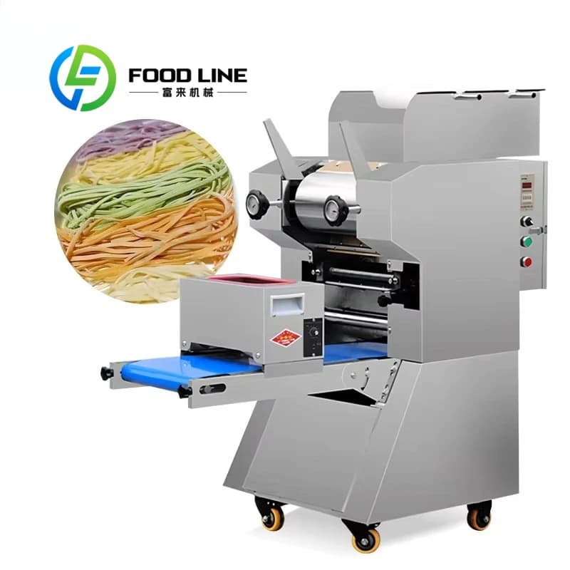Macchina industriale automatica per noodle giapponesi, pasta fresca, macchina per la produzione di ramen e noodle, macchina per tagliare noodle
