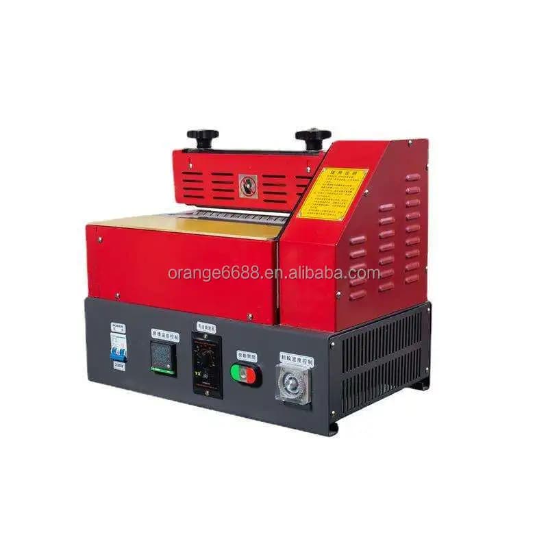 200mm 300mm Automatic Hot Melt Glue Coating Machine for EPE Foam Shoe Factory Brush Gluing Applicator for Gift Box Packaging