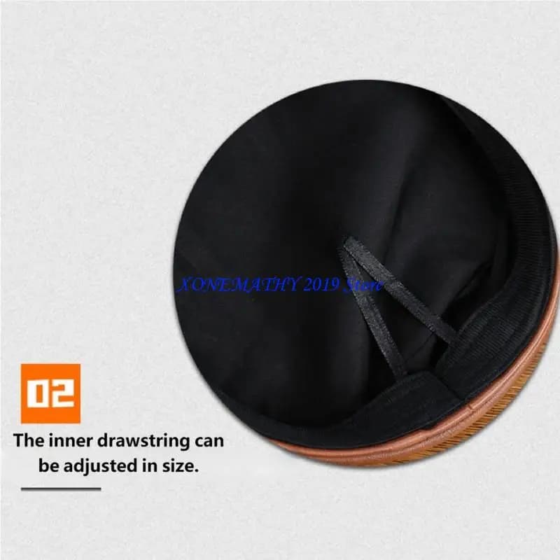 F42F For Youth and Adults Adjustable PU Leather Hat Star Scorpions Theme Hat