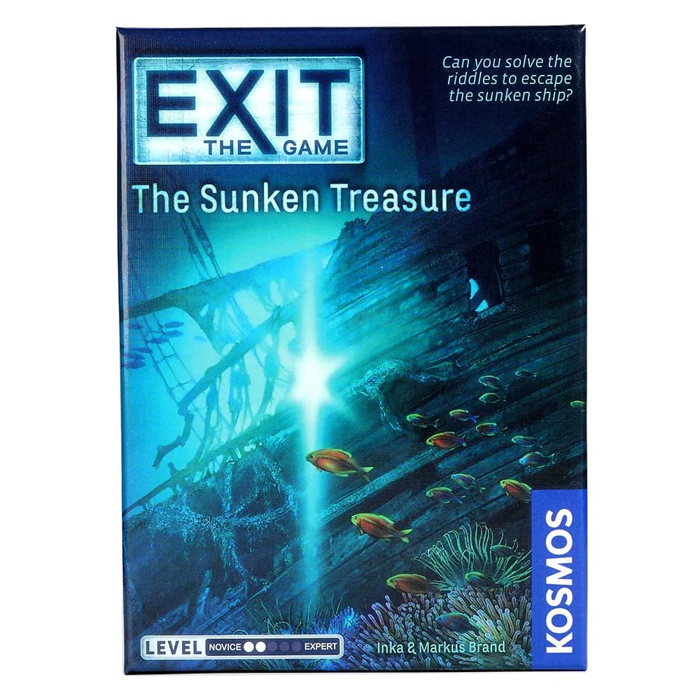 EXIT: The Sunken Treasure - Gioco unico della stanza di fuga - 1-4 giocatori - Giochi da tavolo di strategia per la risoluzione dei puzzle