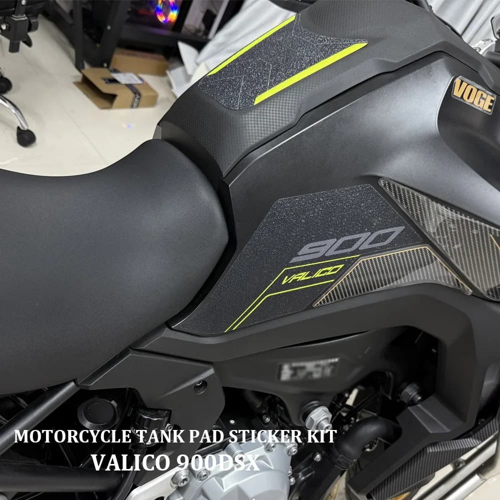 Per Voge Valico DS900X 900 DSX 900DSX 2024 Moto Lato Rilievo del Carro Armato Anti-Slip Adesivo Gas Ginocchio Grip Protezione Della Decalcomania Accessori