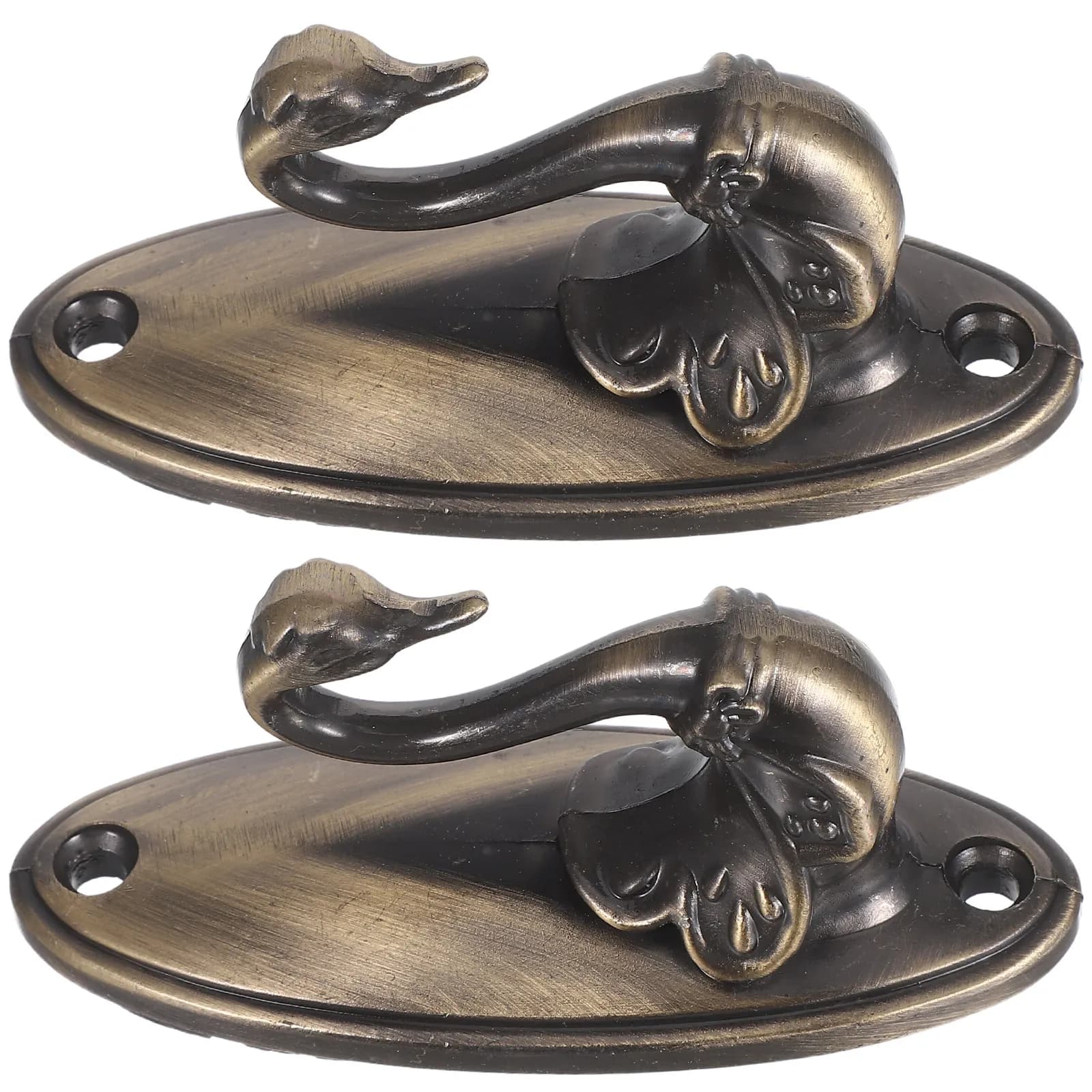 Set di 1 Gancio Elegante a Forma di Cigno in Lega, Ganci Decorativi da Parete per Appendere Oggetti Pesanti, Resistenti alla Ruggine, per Soggiorno e Camera da Letto