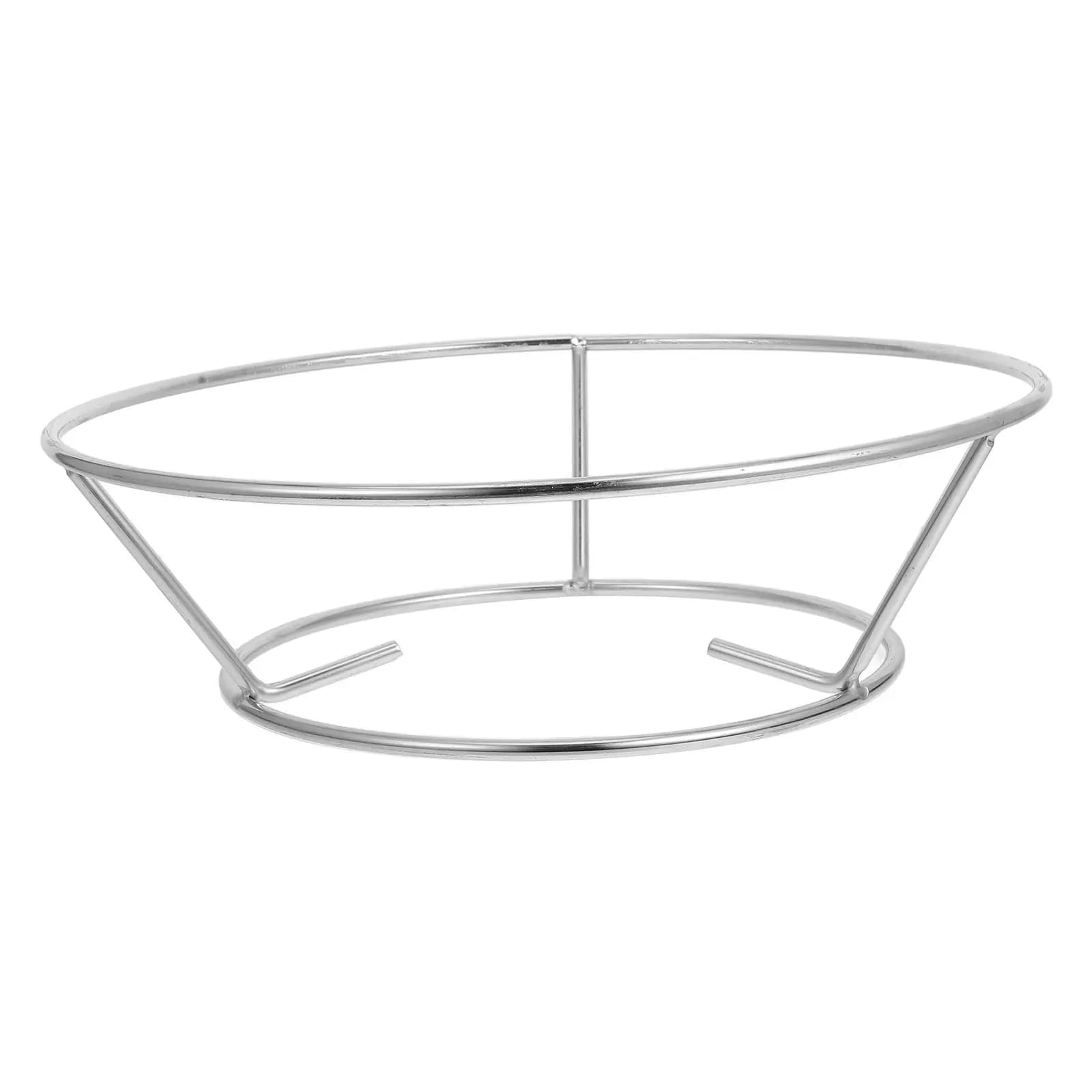Stainless Steel Round Cooking Rack for Outdoor Camping Fire Pit and Indoor Kitchen Use Heavy Duty Pot Wok Boiler Support Even